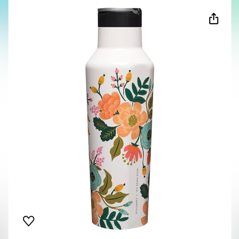 EUC Corkcicle Rifle Paper Co. Sport Canteen 20 oz